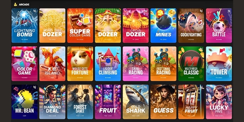 BJ88 | Trang Chủ Nhà cái BJ88 Đá Gà Kho game Arcade hấp dẫn phục vụ thành viên bất kỳ lúc nào