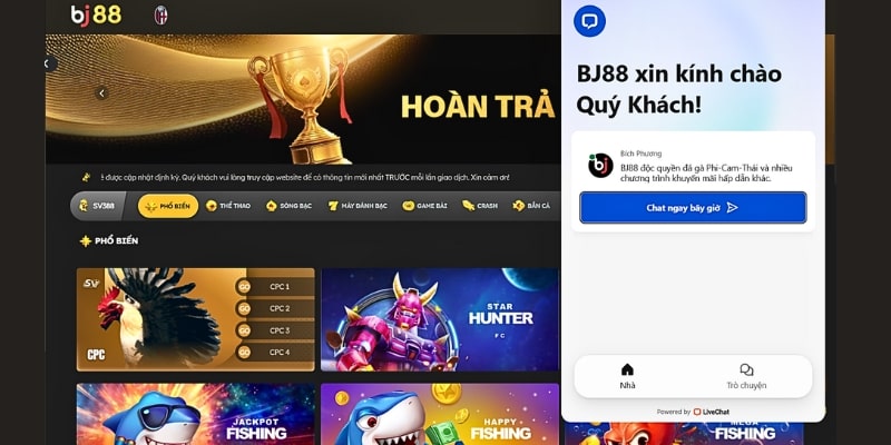 BJ88 | Trang Chủ Nhà cái BJ88 Đá Gà Dịch vụ hỗ trợ khách hàng chất lượng và sẵn sàng giải quyết vấn đề cho cược thủ